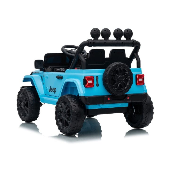 Mėlynas akumuliatorinis automobilis Jeep Rubicon DK-JWR558 24 V