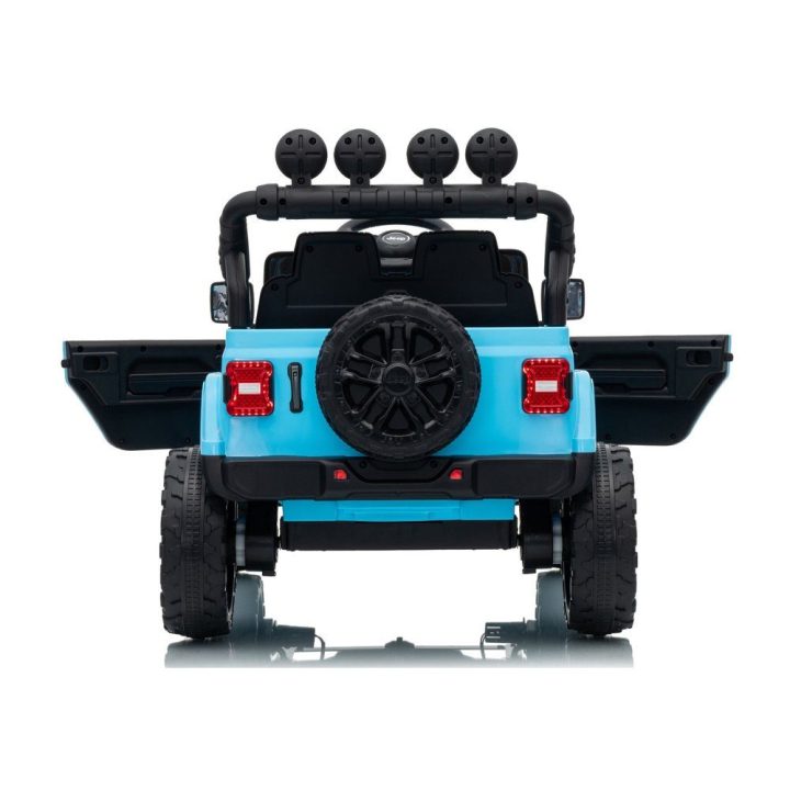 Mėlynas akumuliatorinis automobilis Jeep Rubicon DK-JWR558 24 V