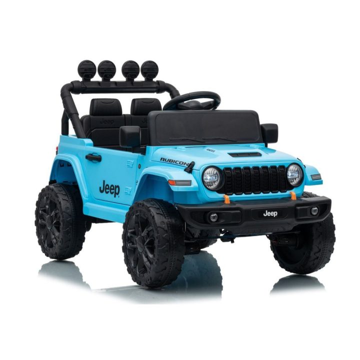 Mėlynas akumuliatorinis automobilis Jeep Rubicon DK-JWR558 24 V