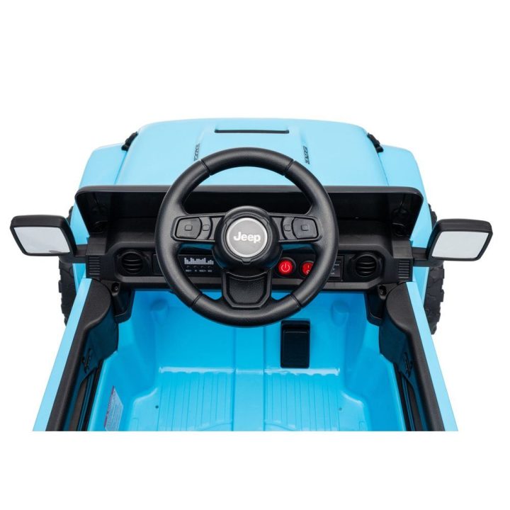 Mėlynas akumuliatorinis automobilis Jeep Rubicon DK-JWR558 24 V