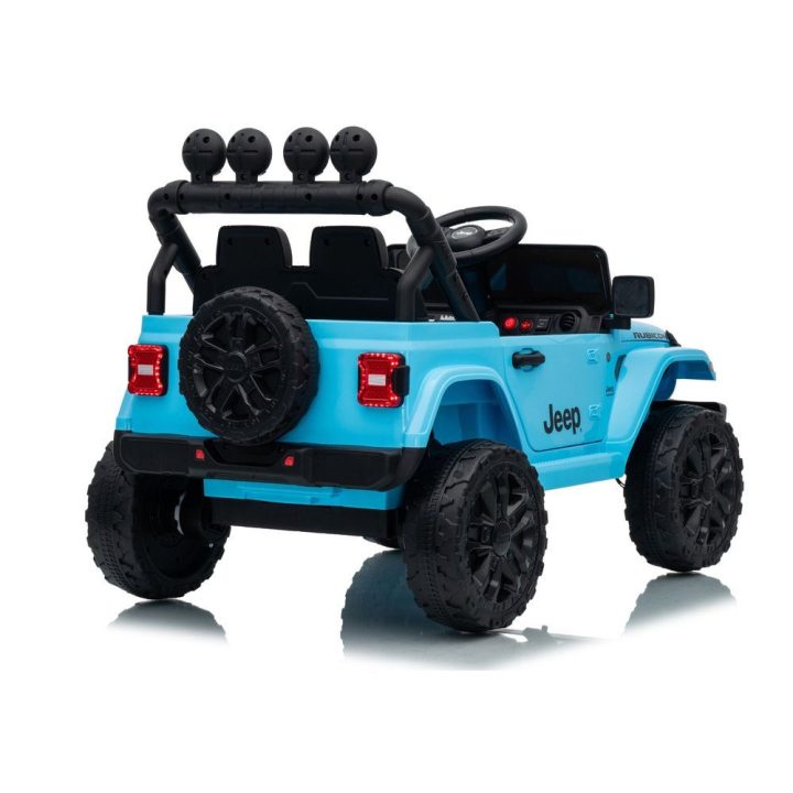 Mėlynas akumuliatorinis automobilis Jeep Rubicon DK-JWR558 24 V