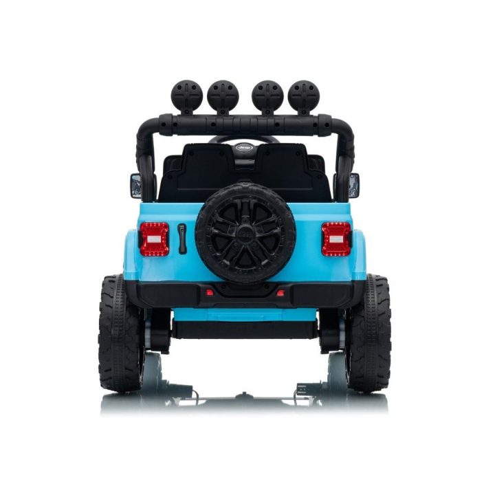 Mėlynas akumuliatorinis automobilis Jeep Rubicon DK-JWR558 24 V