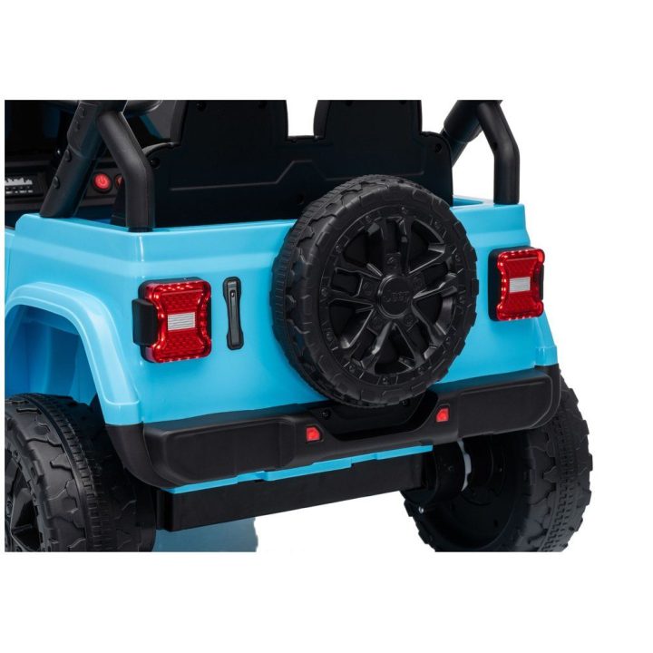 Mėlynas akumuliatorinis automobilis Jeep Rubicon DK-JWR558 24 V
