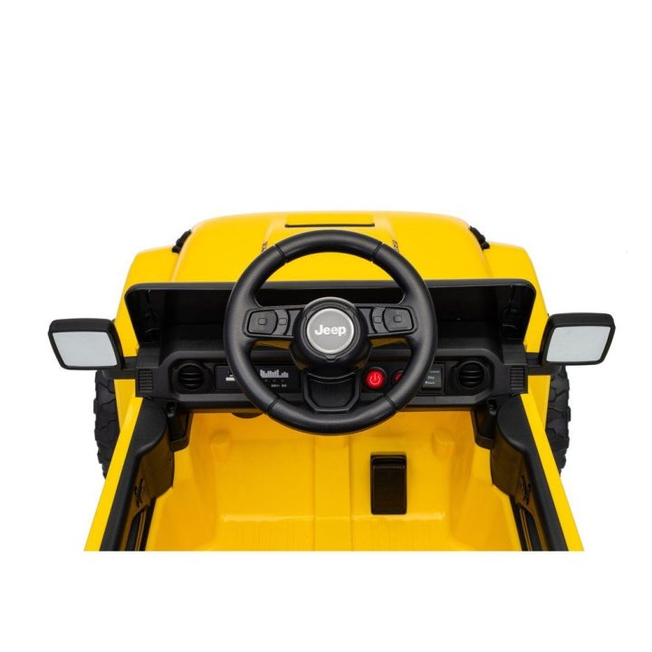 Geltonas akumuliatorinis Jeep Rubicon automobilis DK-JWR558 24V