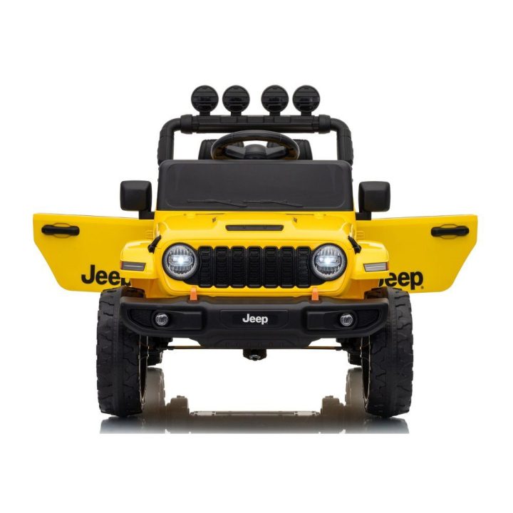 Geltonas akumuliatorinis Jeep Rubicon automobilis DK-JWR558 24V