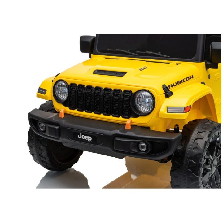 Geltonas akumuliatorinis Jeep Rubicon automobilis DK-JWR558 24V