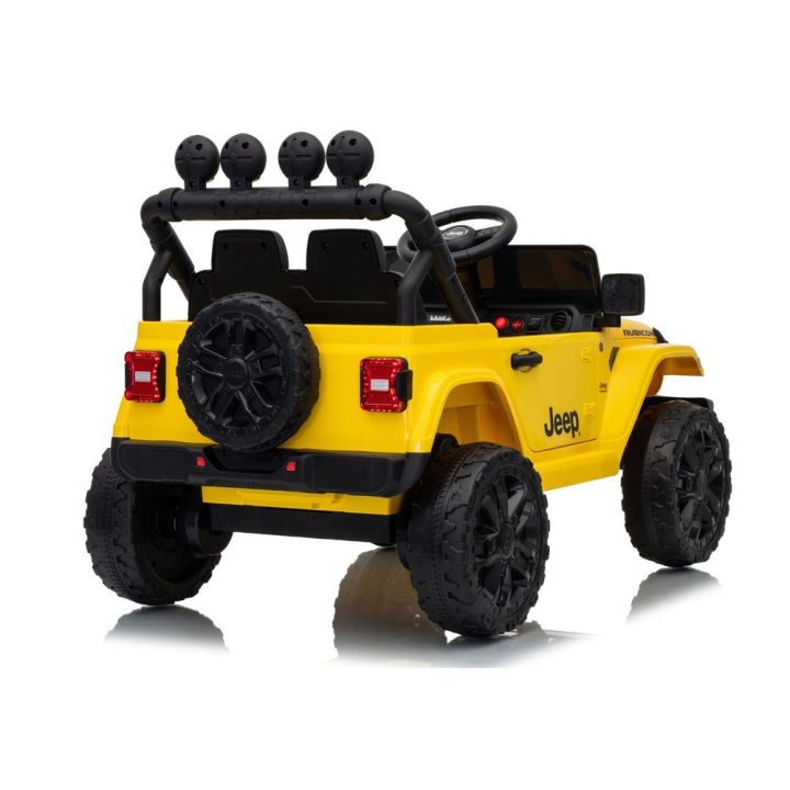 Geltonas akumuliatorinis Jeep Rubicon automobilis DK-JWR558 24V