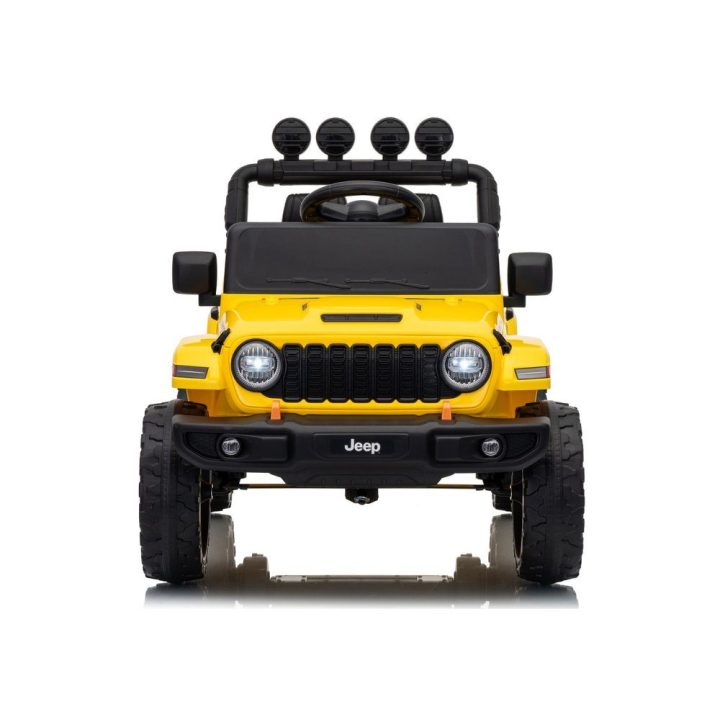 Geltonas akumuliatorinis Jeep Rubicon automobilis DK-JWR558 24V