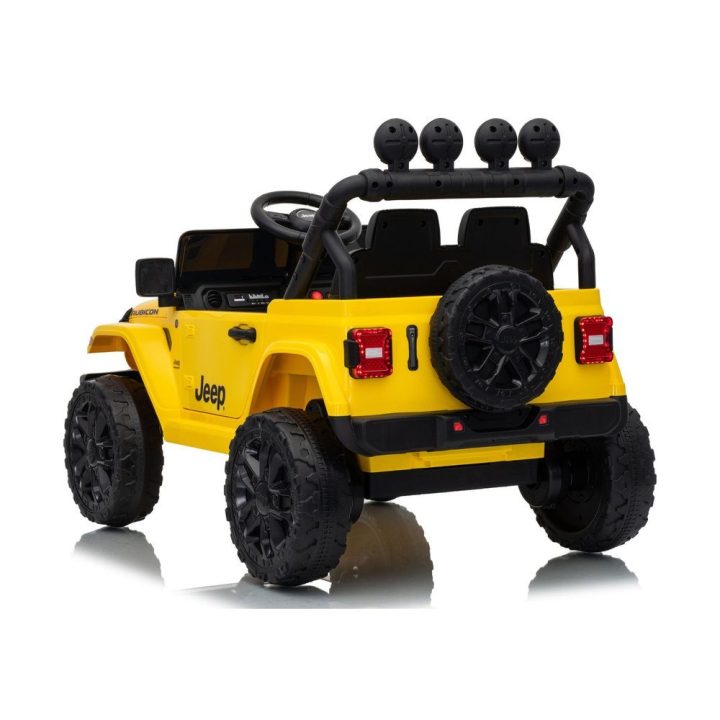 Geltonas akumuliatorinis Jeep Rubicon automobilis DK-JWR558 24V