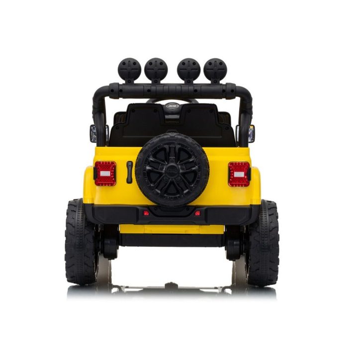 Geltonas akumuliatorinis Jeep Rubicon automobilis DK-JWR558 24V
