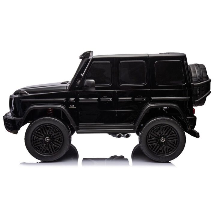 Juodas akumuliatorinis automobilis Mercedes G63 XXL 24 V 4x4 MP4