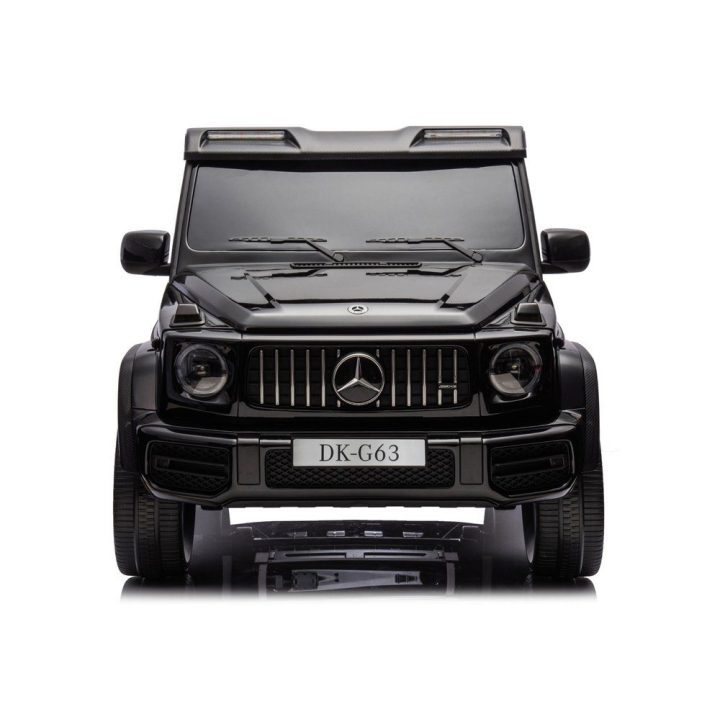 Juodas akumuliatorinis automobilis Mercedes G63 XXL 24 V 4x4 MP4