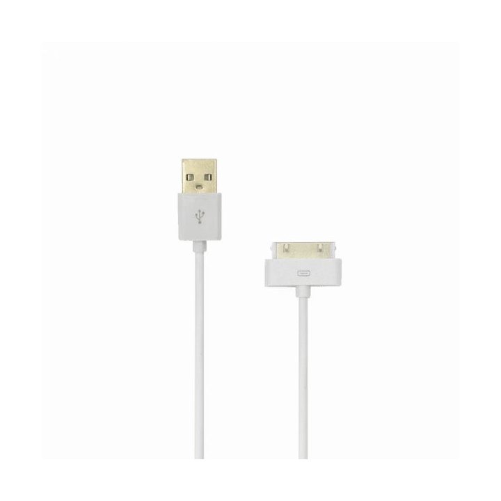 USB A į Lightning ir 30 kontaktų laidas 2 m, baltas