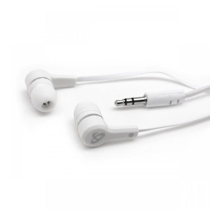 Sbox EP-003W baltos ausinės su 3,5 mm jungtimi