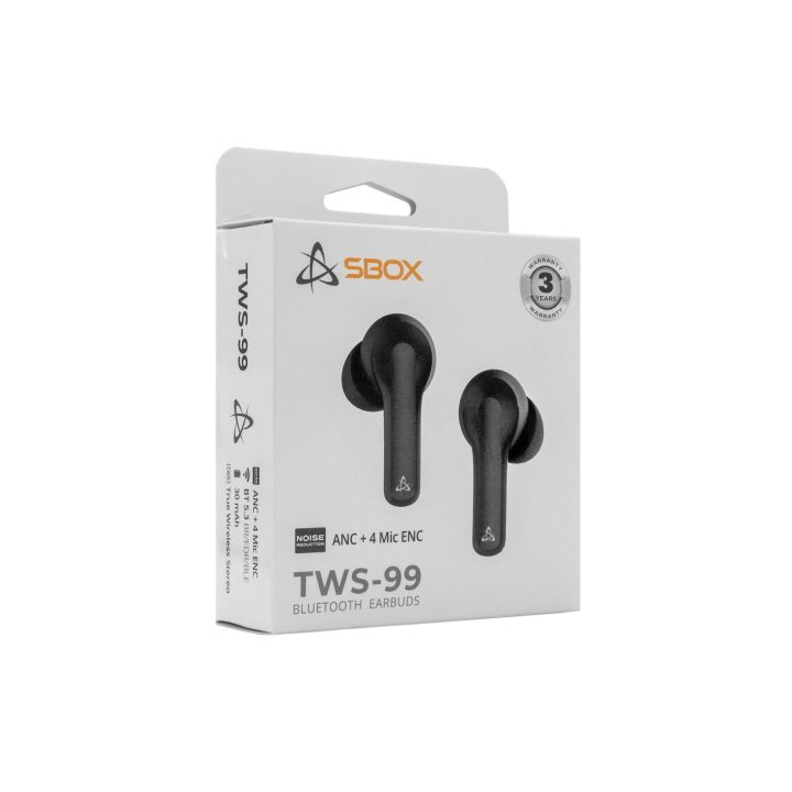 Sbox EB-TWS99 Bluetooth ausinės, juodos