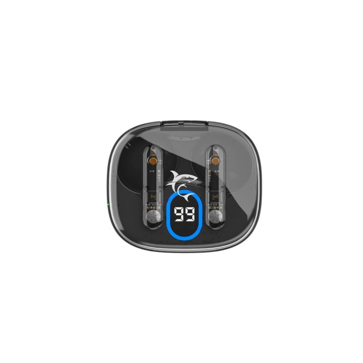 White Shark HYPERBEAT GEB-TWS37 Bluetooth ausinės, juodos