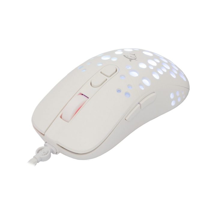 White Shark TRISTAN-W-2 GM-9004 žaidimų pelė, balta