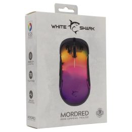 White Shark MORDRED-B GM-5017 žaidimų pelė, juoda