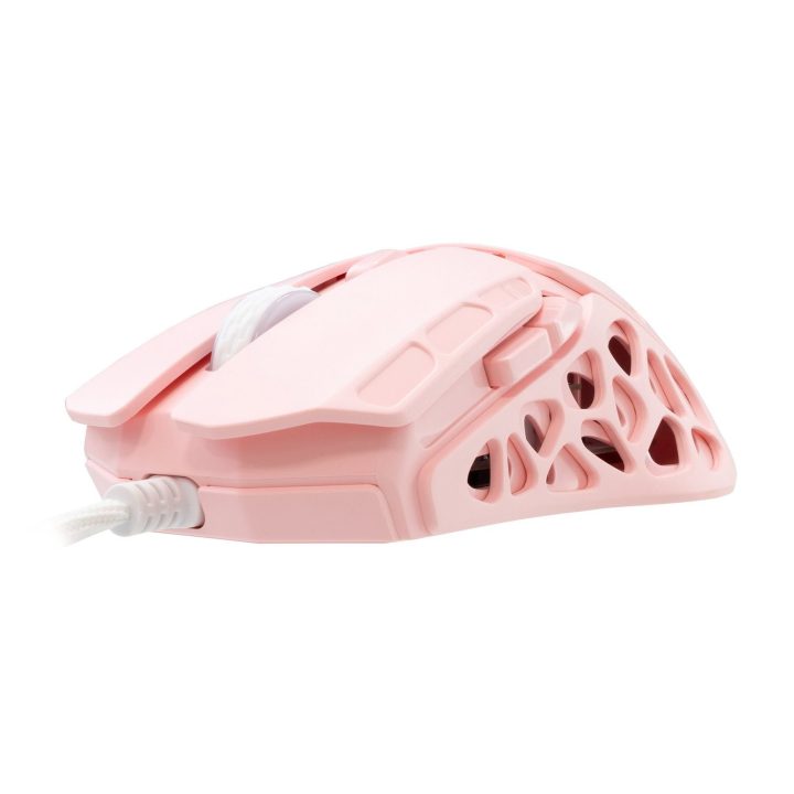 White Shark ECTOR-P GM-5016 žaidimų pelė, rožinė