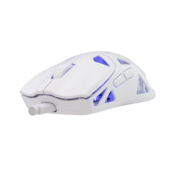 White Shark DAGONET-W GM-5019 belaidė žaidimų pelė, balta