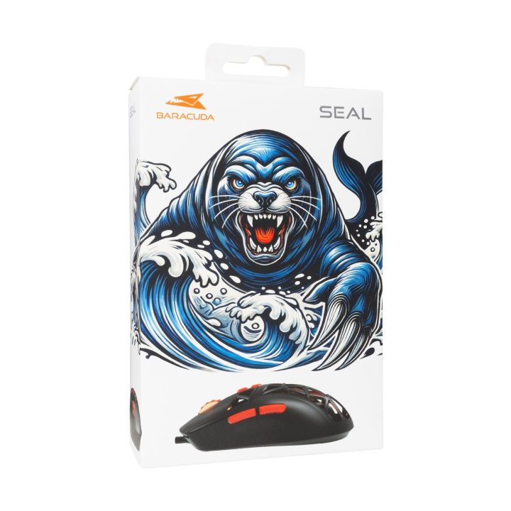 Baracuda SEAL-B BGM-091 žaidimų pelė, juoda