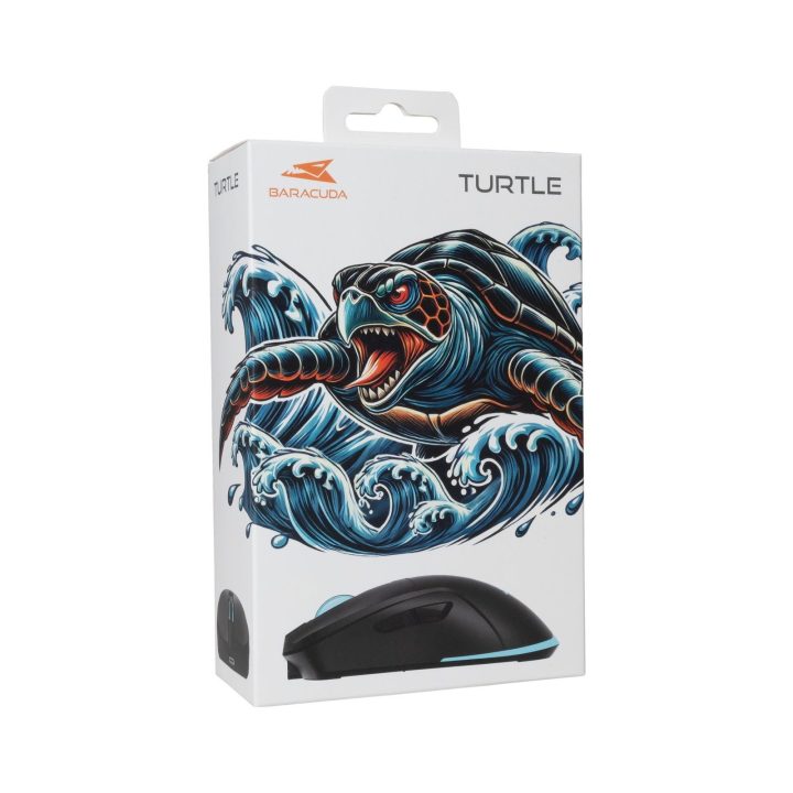 Baracuda Turtle BGM-121 belaidė žaidimų pelė, juoda