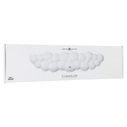 White Shark CUMULUS-W KP-012 riešo atrama klaviatūrai, balta