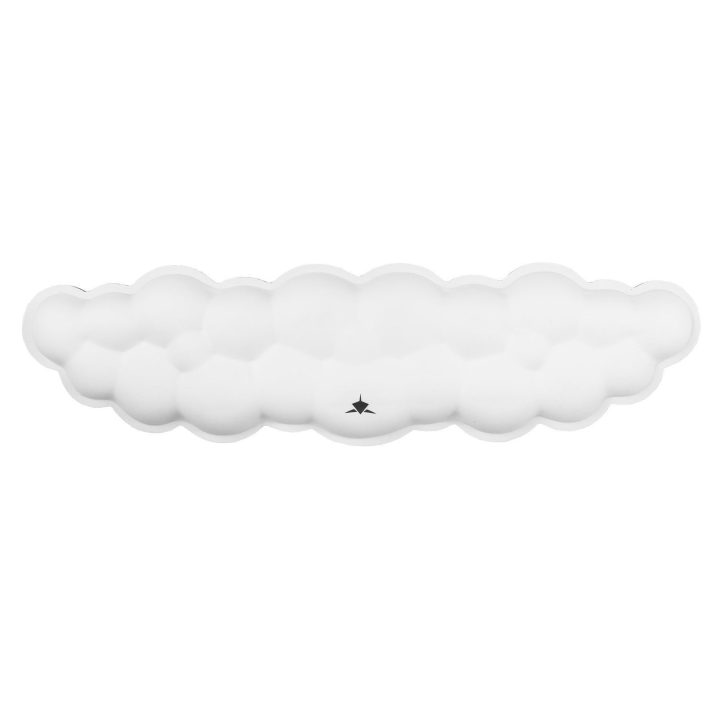 White Shark CUMULUS-W KP-012 riešo atrama klaviatūrai, balta