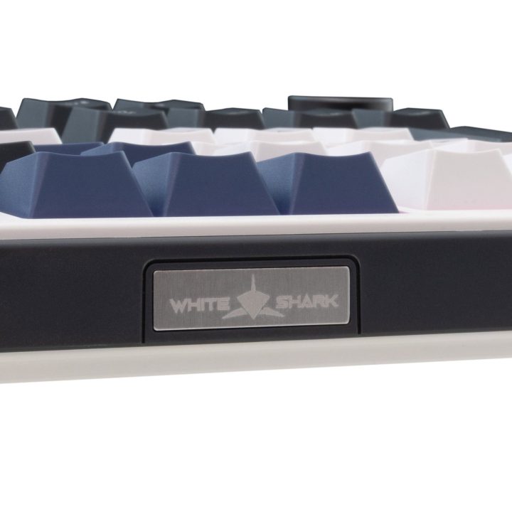White Shark EXCALIBUR-W GK-007251 US belaidė mechaninė klaviatūra, balta