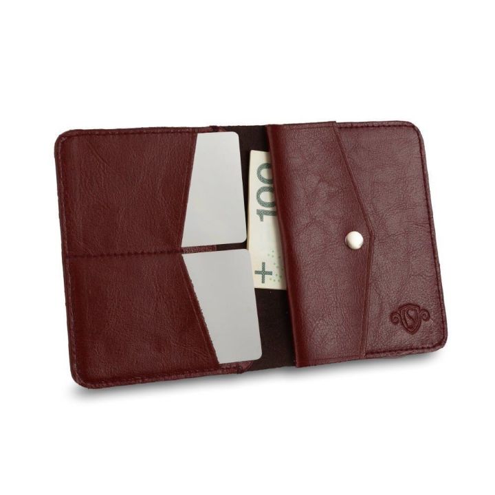 Plona vyriška odinė piniginė su monetų laikikliu SOLIER SW15 SLIM BROWN