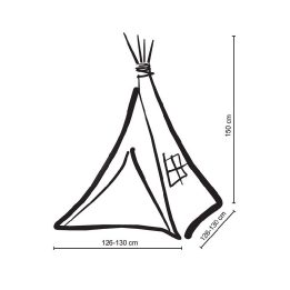 Vaikų tipis su dekoratyvinėmis plunksnomis, rožinis