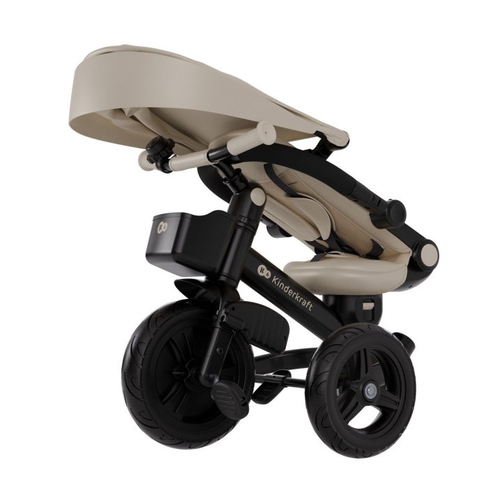 Vaikiškas triratukas Kinderkraft AVEO 2 Plus, smėlio spalvos