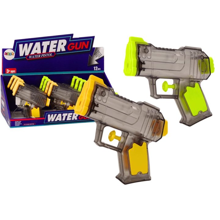 Small Water Gun Transparent Yellow Orange