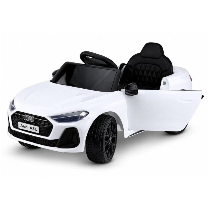 Baltas Audi A5L HL788 akumuliatorinis automobilis vaikams