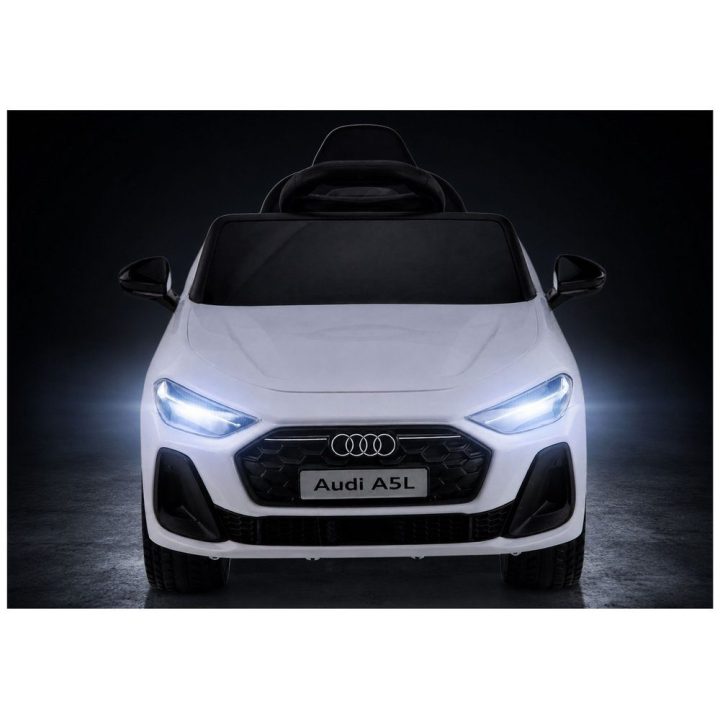 Baltas Audi A5L HL788 akumuliatorinis automobilis vaikams