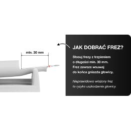 Frezarka podologiczna EXO SUPERnova su siurbliu