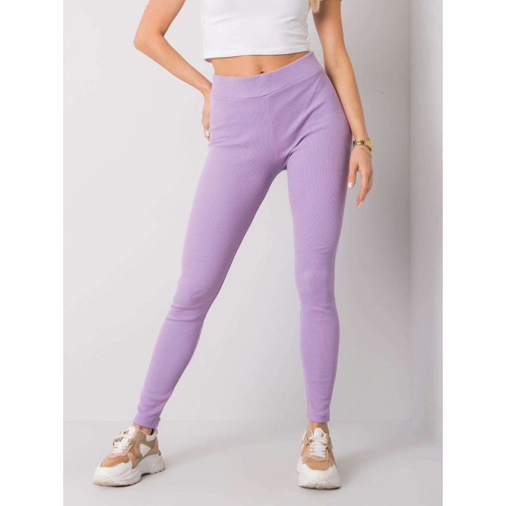Šviesiai violetinės rumbuotos tamprės