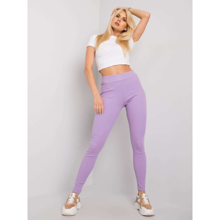 Šviesiai violetinės rumbuotos tamprės