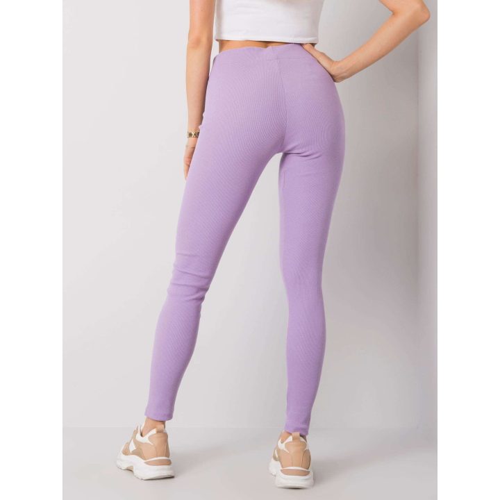 Šviesiai violetinės rumbuotos tamprės