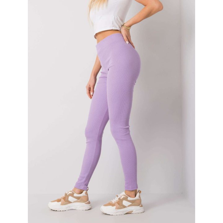 Šviesiai violetinės rumbuotos tamprės