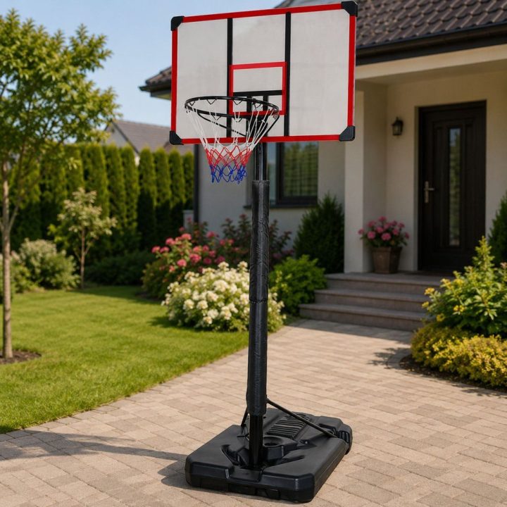 Reguliuojamas žaislinis krepšinio stovas 200–305 cm