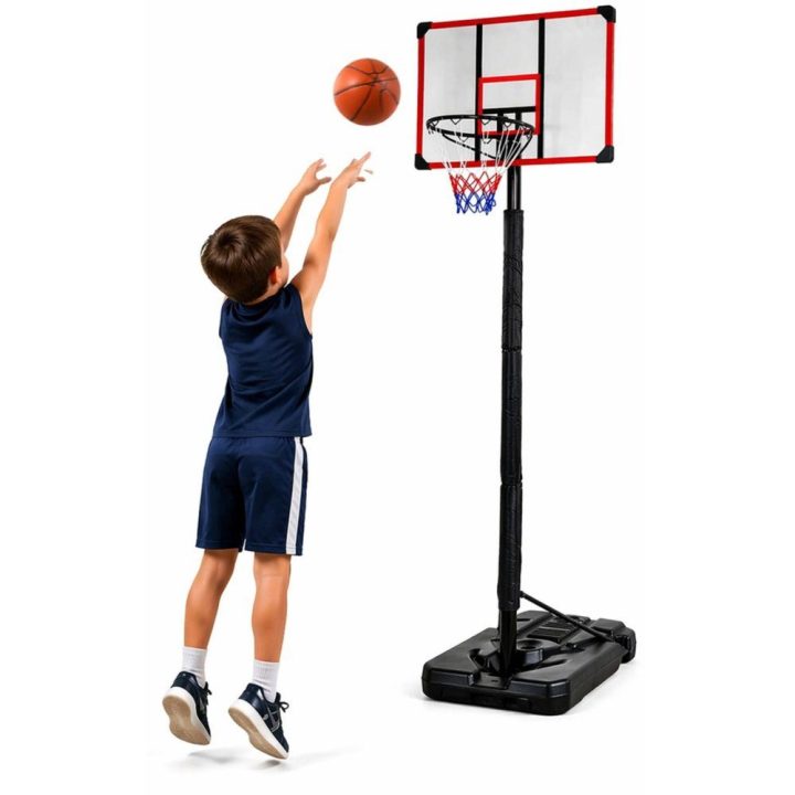 Reguliuojamas žaislinis krepšinio stovas 200–305 cm