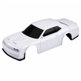 Baltas RC drift sportinis automobilis 4WD 1:43 su keičiamais kėbulais