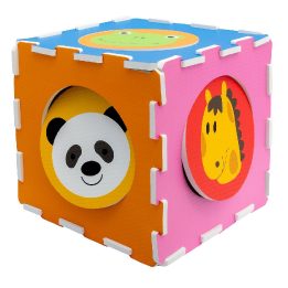 Putplasčio dėlionė-kilimėlis su gyvūnais SMILY PLAY SP84004