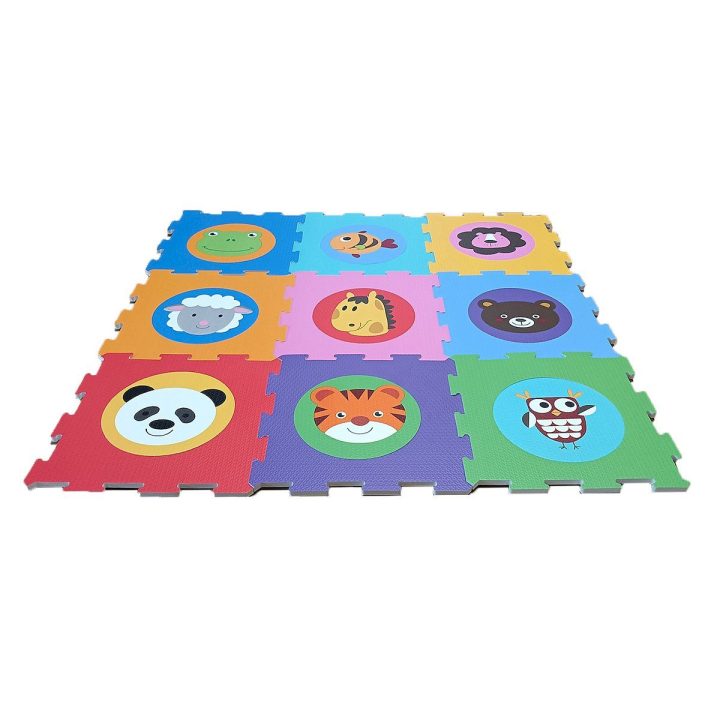 Putplasčio dėlionė-kilimėlis su gyvūnais SMILY PLAY SP84004