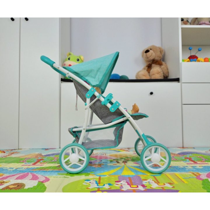 Lėlių vežimėlis Milly Mally Natalie Prestige Mint