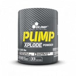 Treniruočių booster milteliai Olimp Pump Xplode 300 g, Fruit Punch skonio