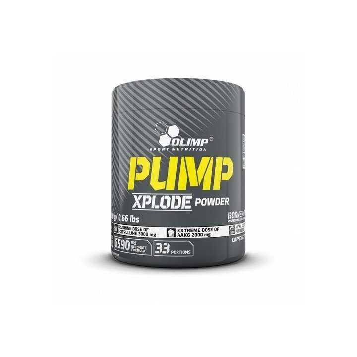 Treniruočių booster milteliai Olimp Pump Xplode 300 g, Fruit Punch skonio