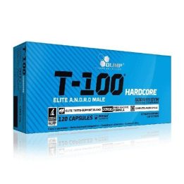 Maisto papildas kapsulėmis Olimp T-100 Hardcore 120 kapsulių