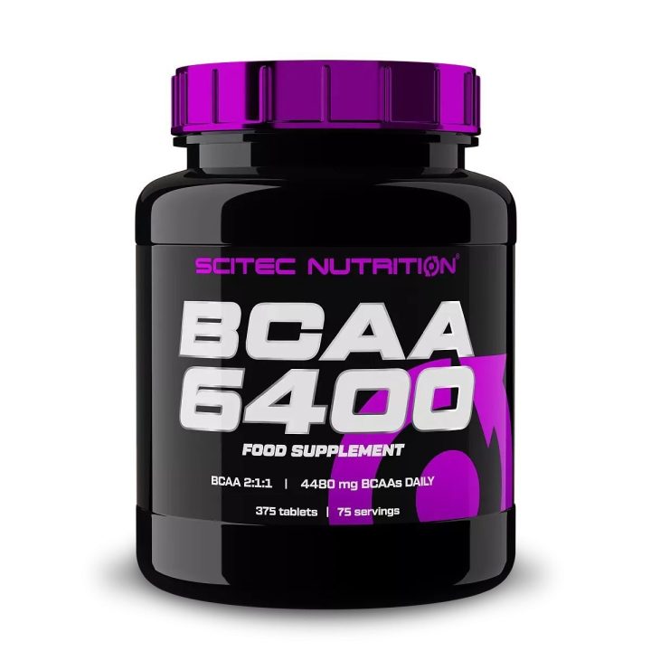 BCAA amino rūgštys Scitec Nutrition BCAA 6400 375 tabletės